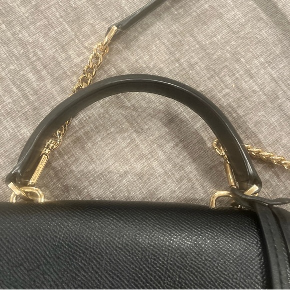 Michael Michael Kors Jet Set Extra-Small Crossbody Holliday black and gold - Picture 7 of 11